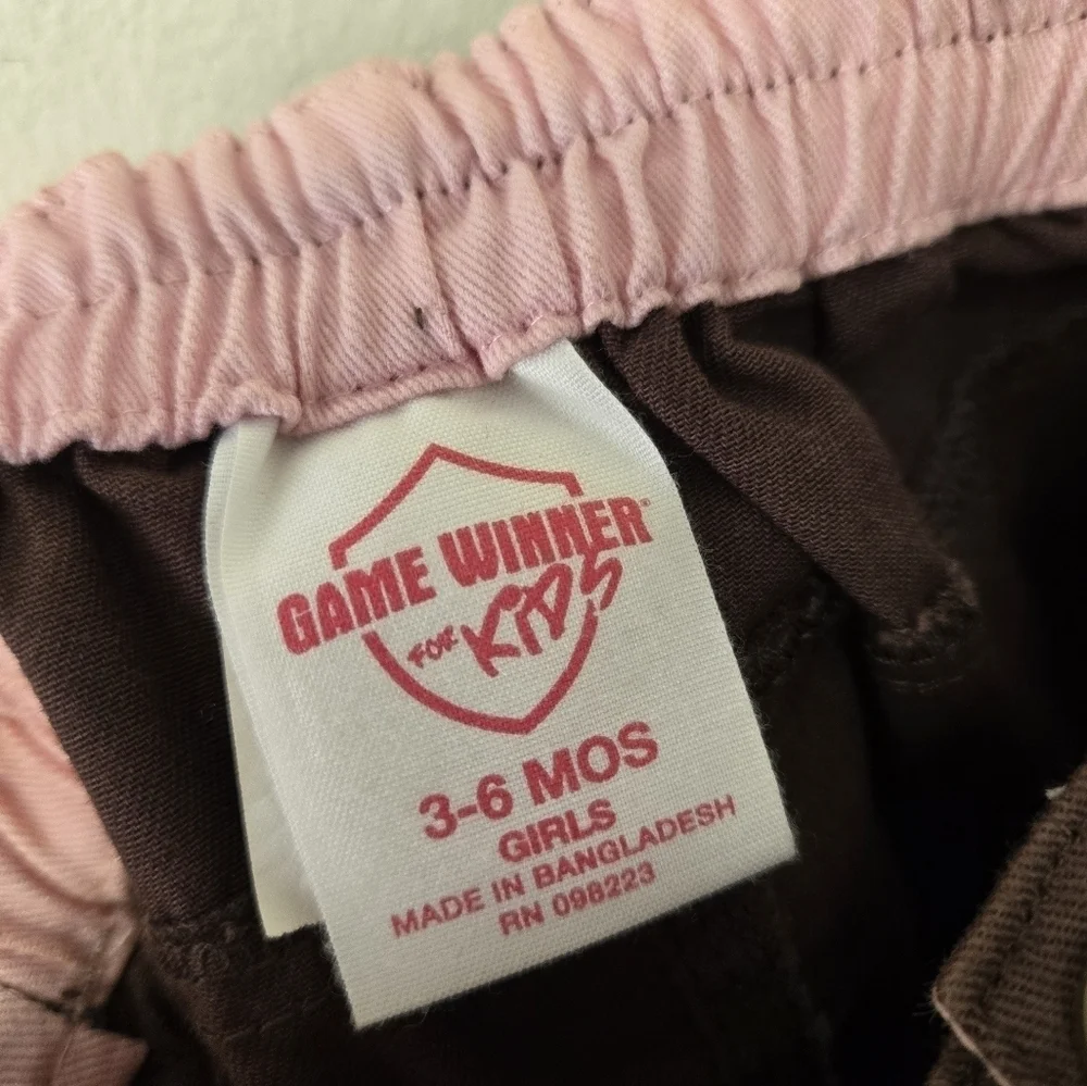 Game Winner for Kids Pants Brown 3-6M